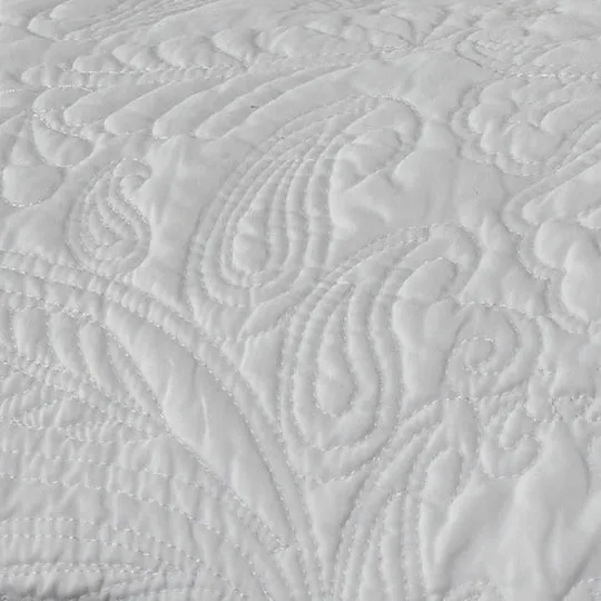 Platinum Collection ROSENTHAL WHITE QUILT COVER SET