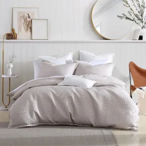 Platinum Collection VARSITY LINEN QUILT COVER SET