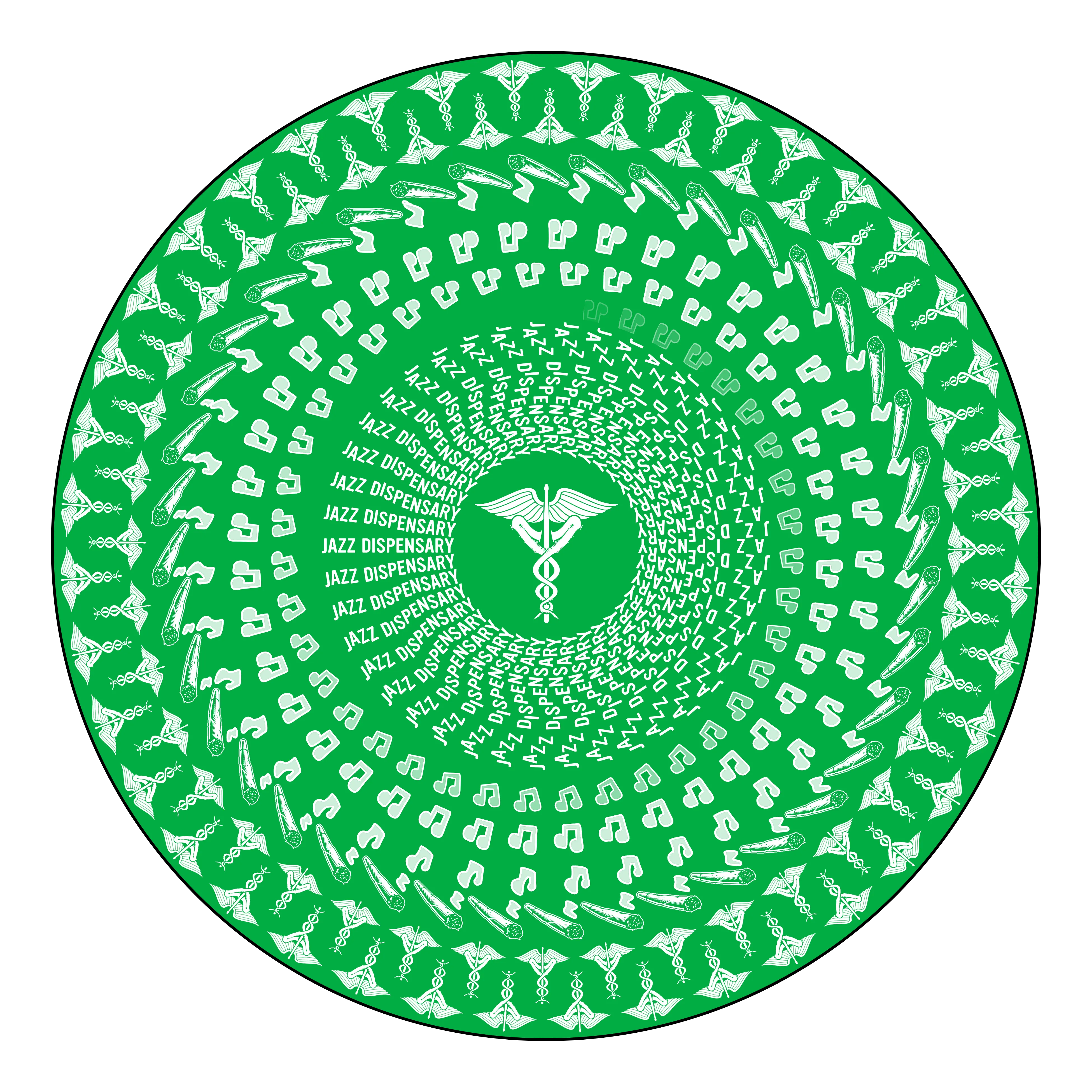 Power to the People & Jazz Dispensary Zoetropic Slipmat Bundle