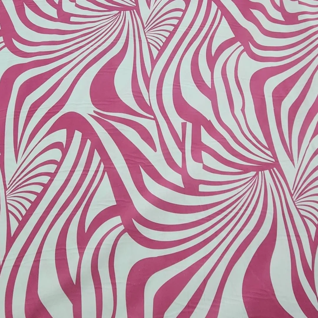 Printed Cotton Fabric Cerise Pink 150cm
