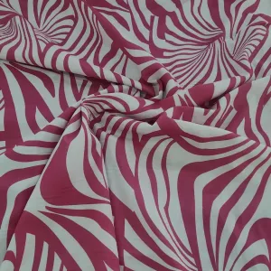 Printed Cotton Fabric Cerise Pink 150cm