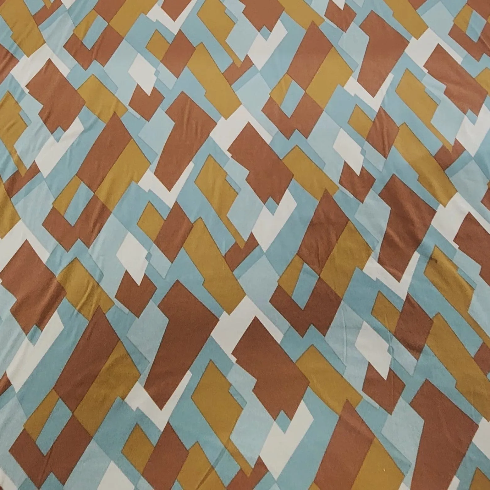 Printed Dty Brushed Fabric 150cm Caramel