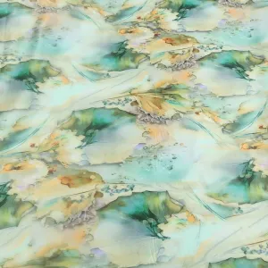 Printed Duchess Satin Fabric 150 cm