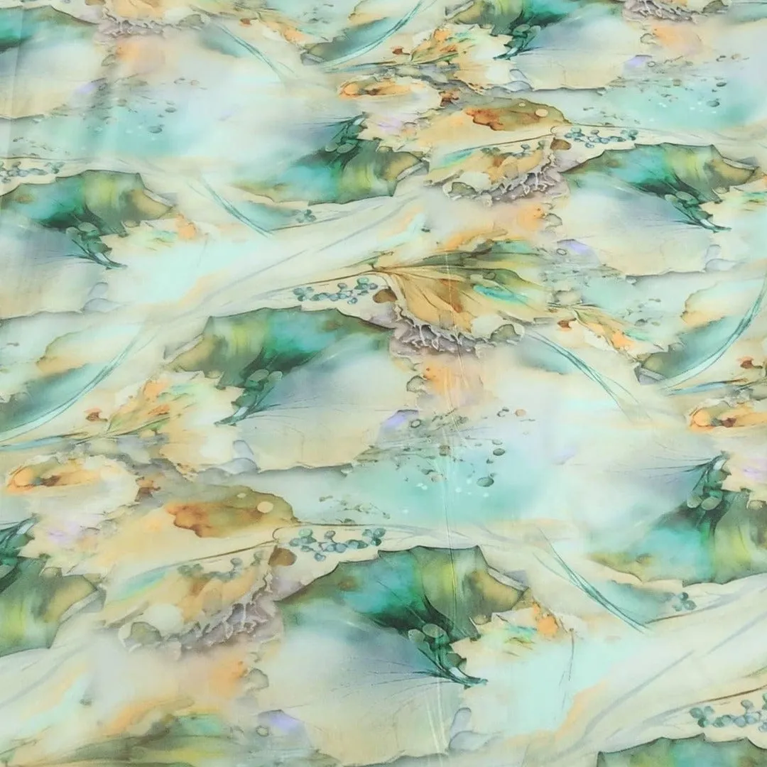 Printed Duchess Satin Fabric 150 cm