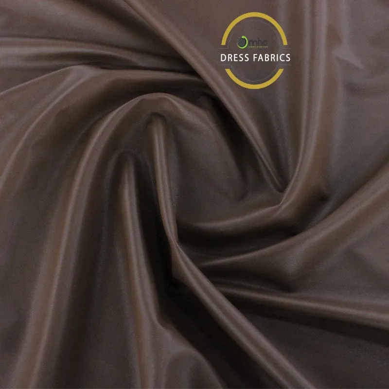 Pu Leather Tobacco Fabric 140cm