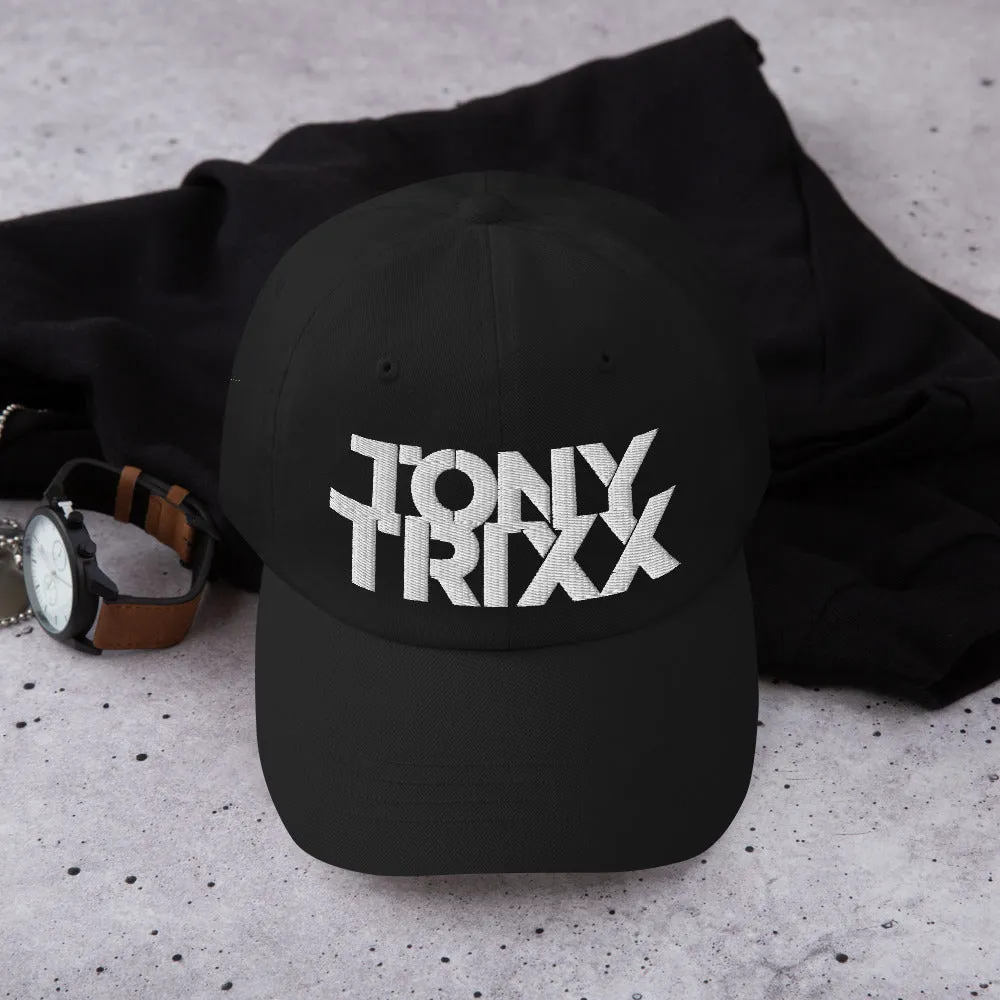 Puffy Embroidery Tony Trixx STFU Dad hat - Black