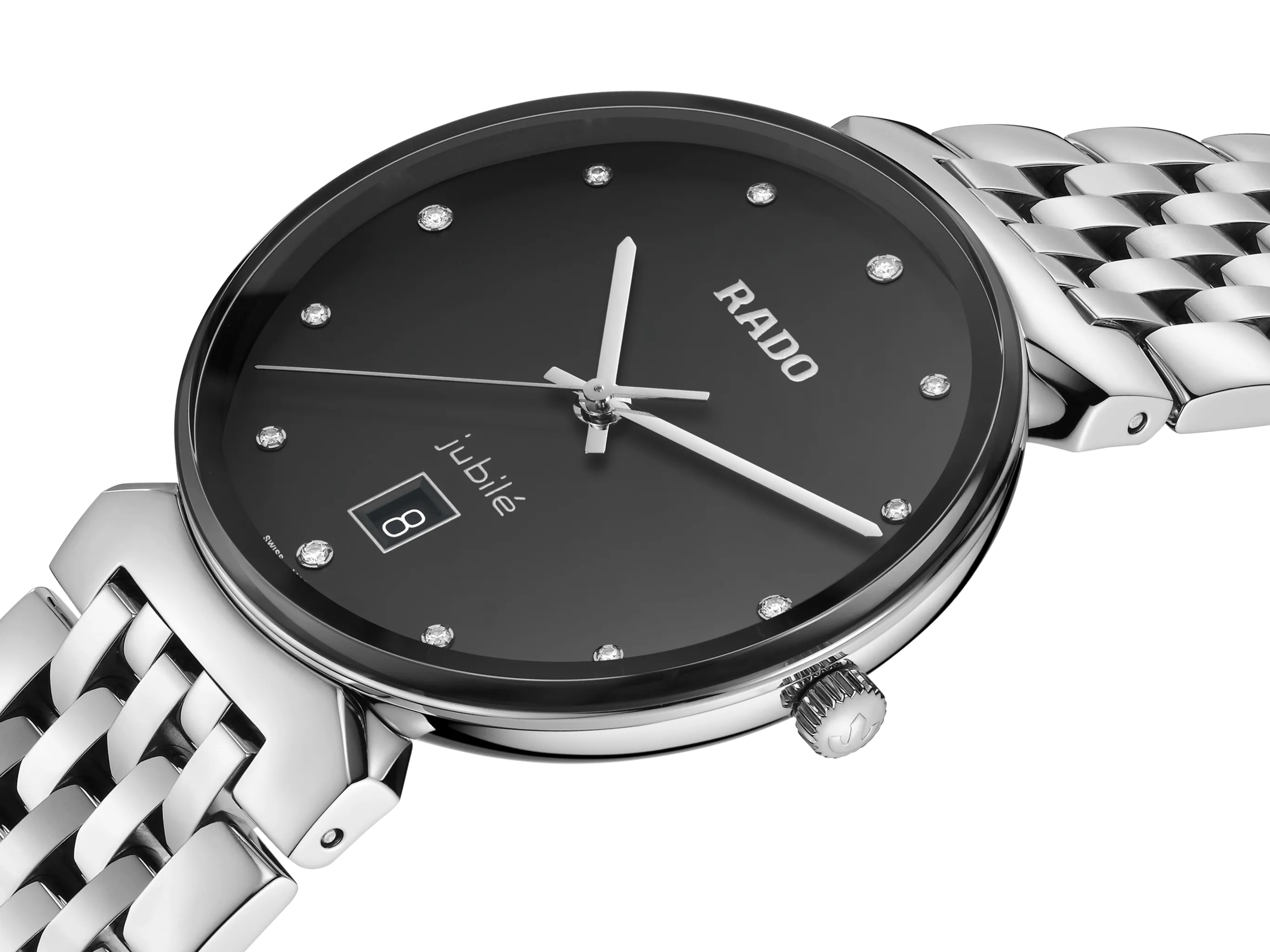 RADO Florence Classic Diamonds 38mm Silver 12 Diamonds Men's Watch R48912733