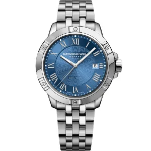 Raymond Weil Men's Tango Classic Steel Bracelet Blue Dial Watch