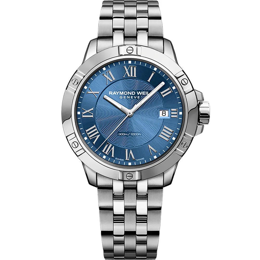 Raymond Weil Men's Tango Classic Steel Bracelet Blue Dial Watch