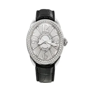 Regent Steel 3643 SP Luxury Diamond Watch for Women - 36 x 43 mm Stainless Steel - Backes & Strauss