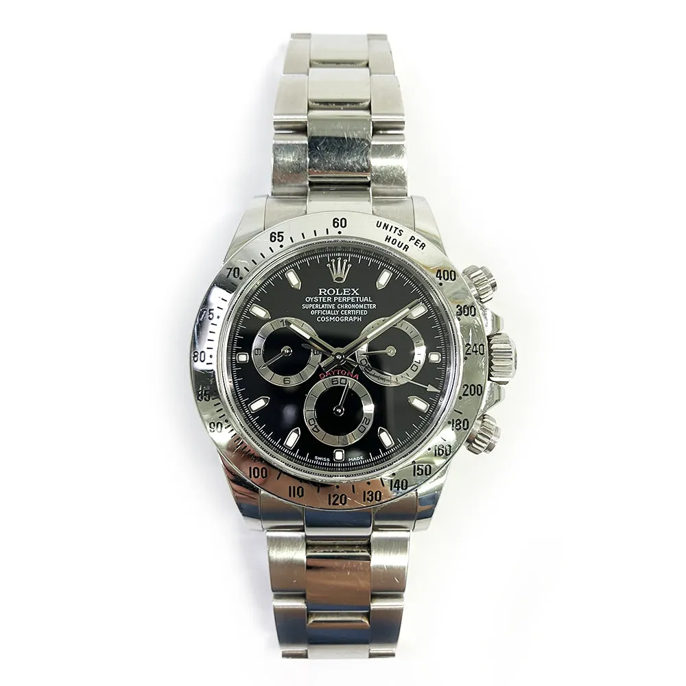 Rolex Cosmograph Daytona 116520 Black Dial Apr 2014