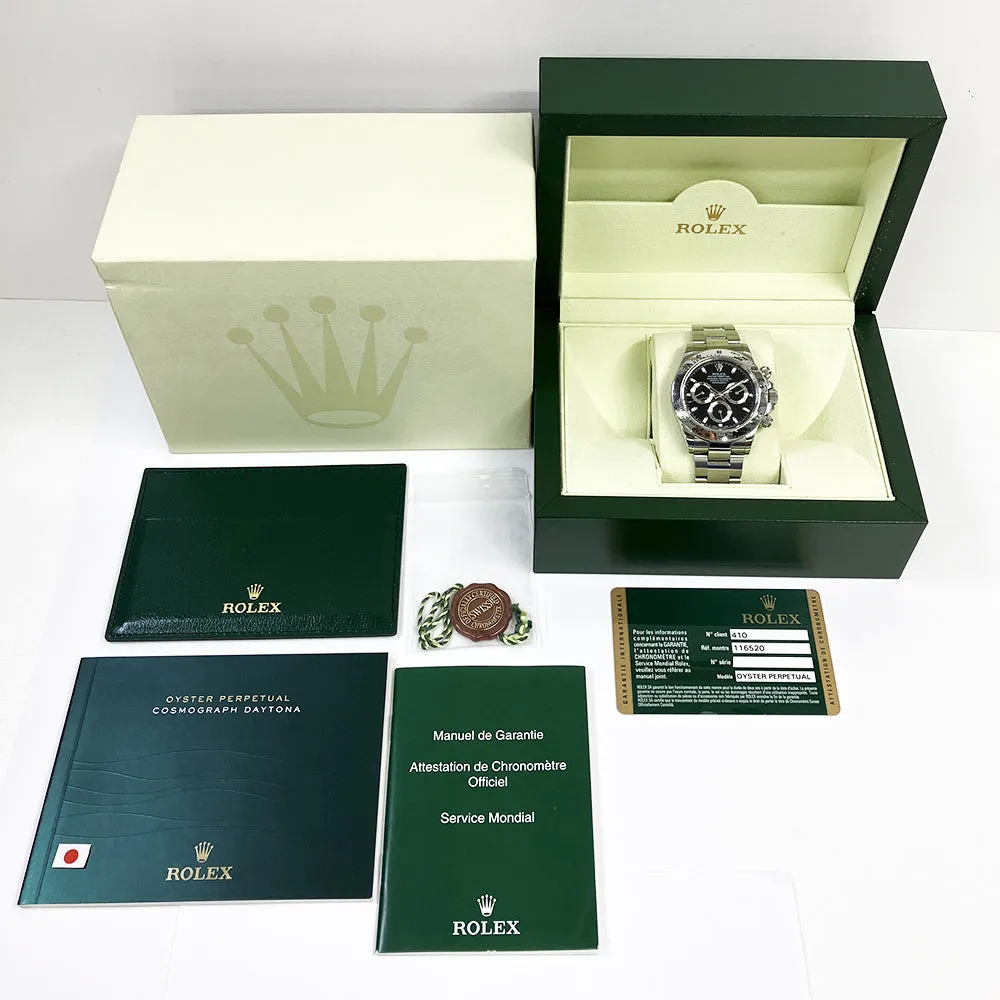 Rolex Cosmograph Daytona 116520 Black Dial Apr 2014