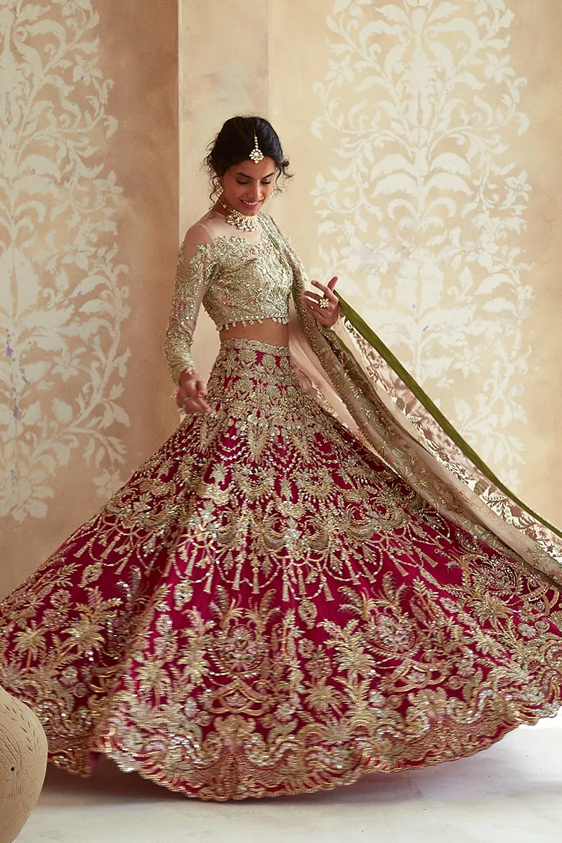 ROSEWOOD | Suffuse Aab-e-Zar Luxury Wedding Collection 2020 | Unsttiched Embroidered Embelished Bridal Suits