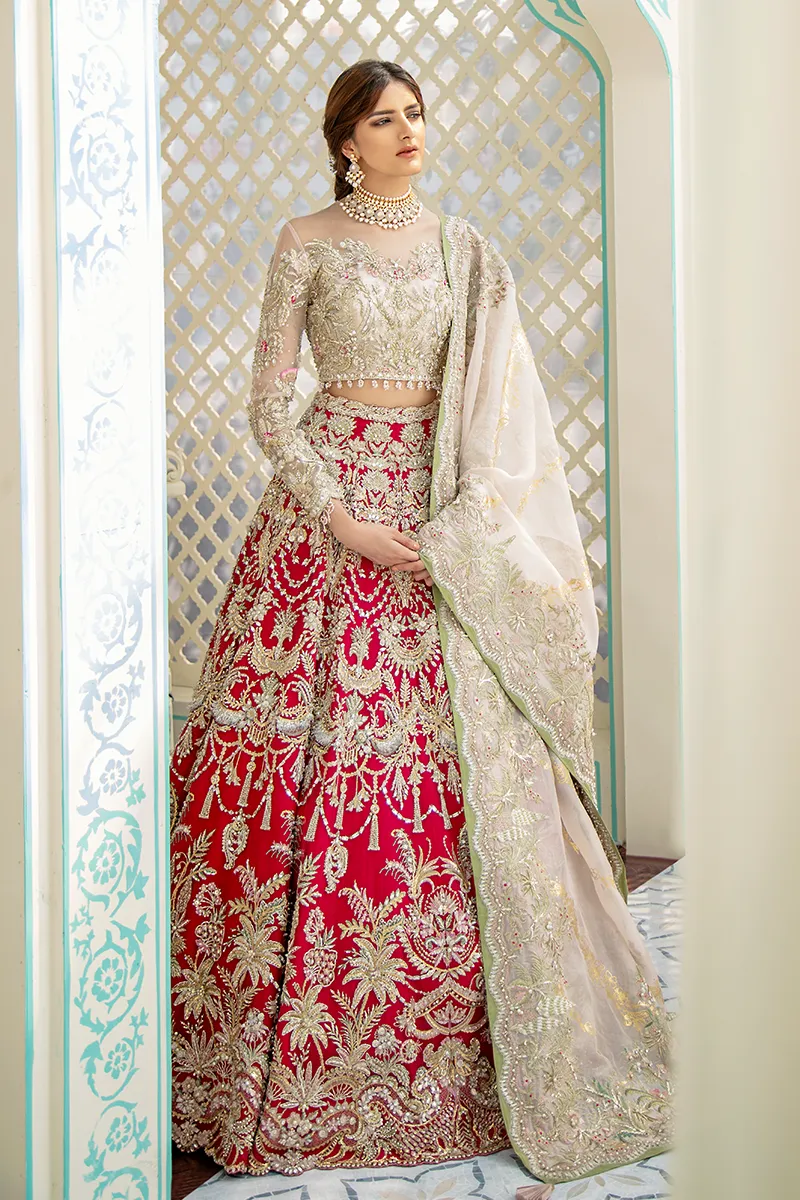 ROSEWOOD | Suffuse Aab-e-Zar Luxury Wedding Collection 2020 | Unsttiched Embroidered Embelished Bridal Suits