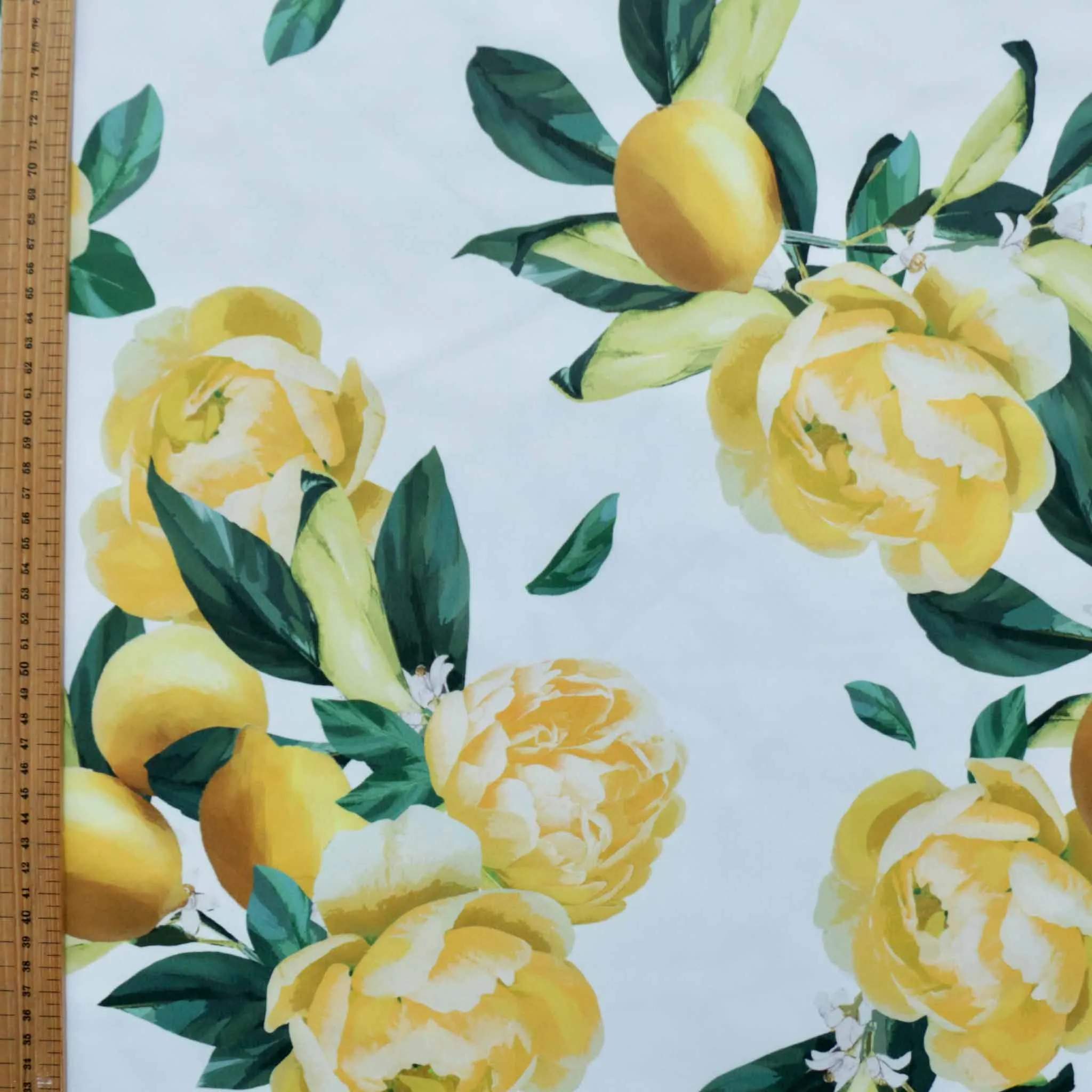 Scuba Fabric - Lemon yellow