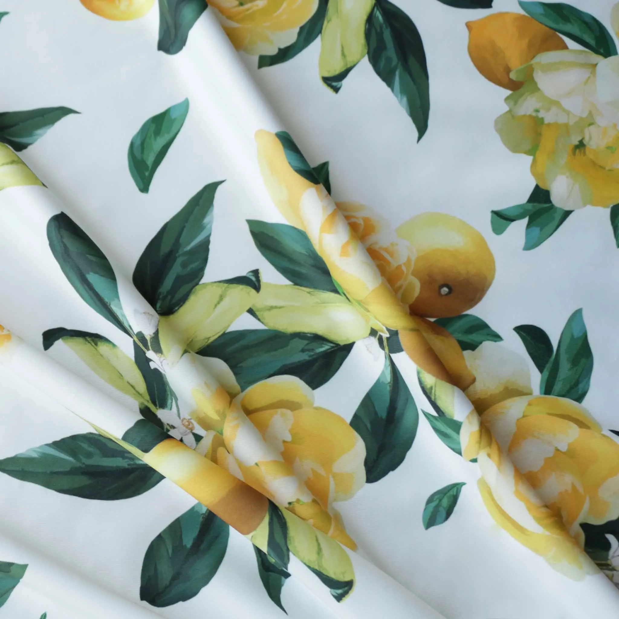 Scuba Fabric - Lemon yellow