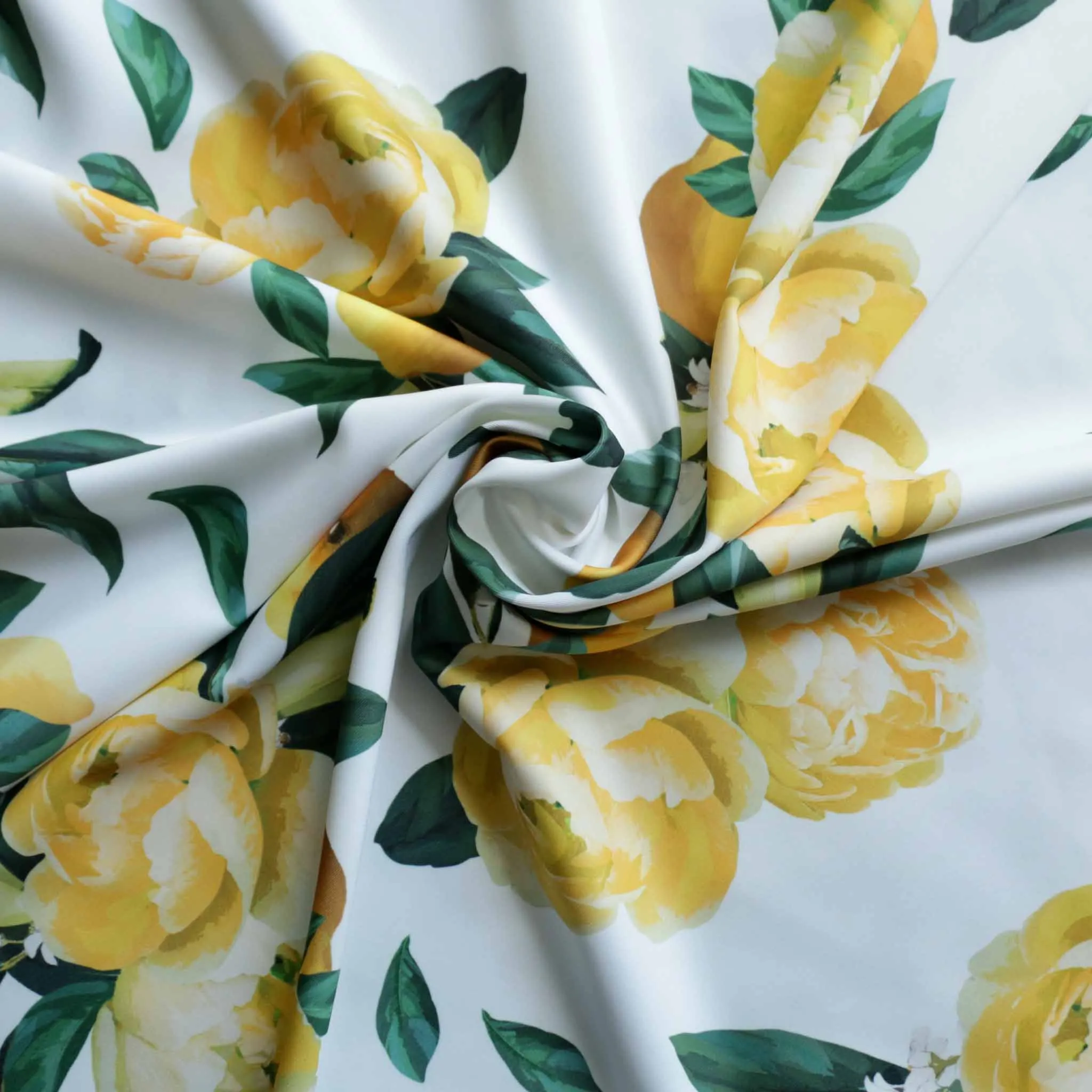 Scuba Fabric - Lemon yellow