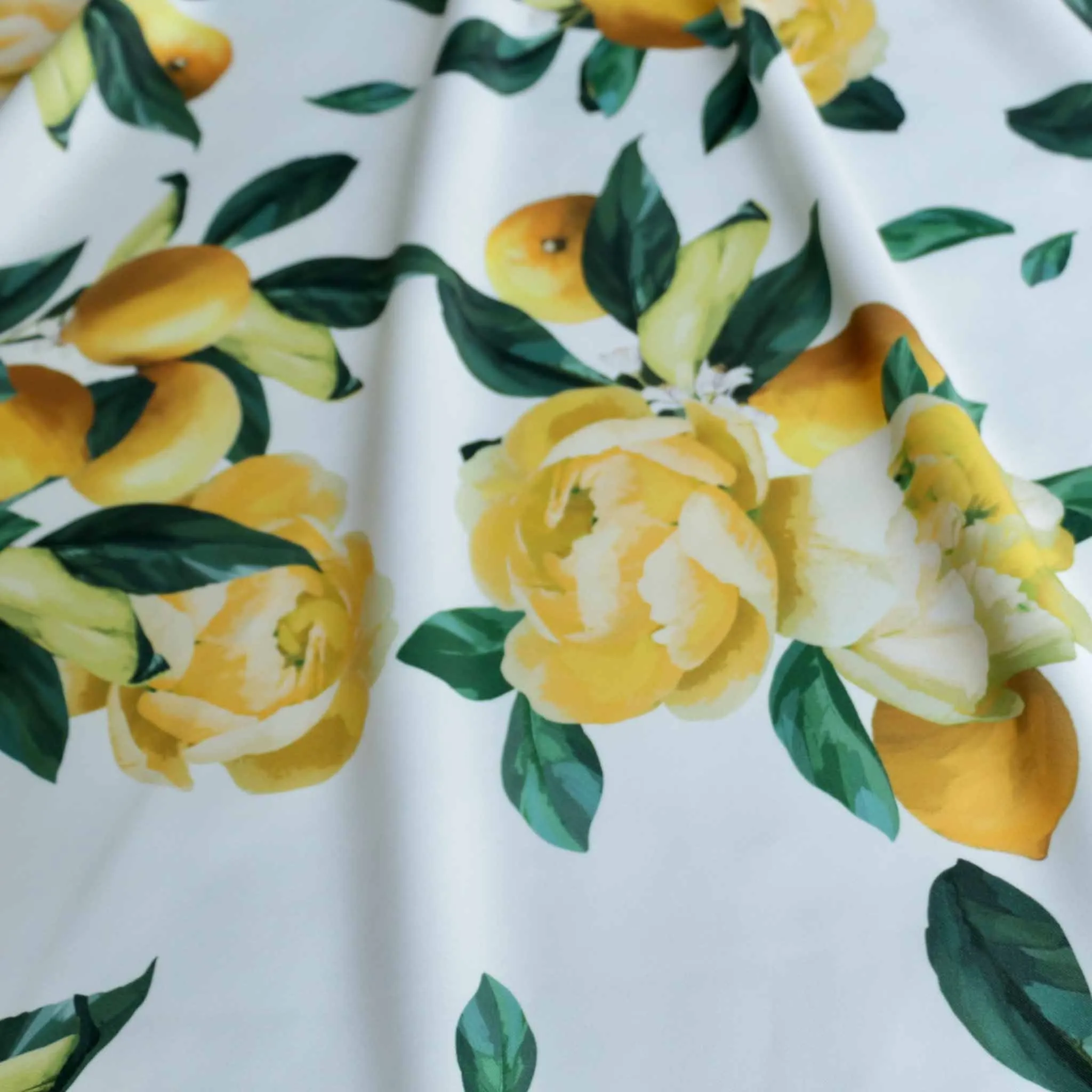 Scuba Fabric - Lemon yellow