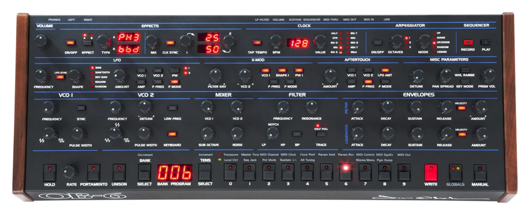 Sequential OB-6 Desktop Module 6-Voice Polyphonic Analog Synthesizer