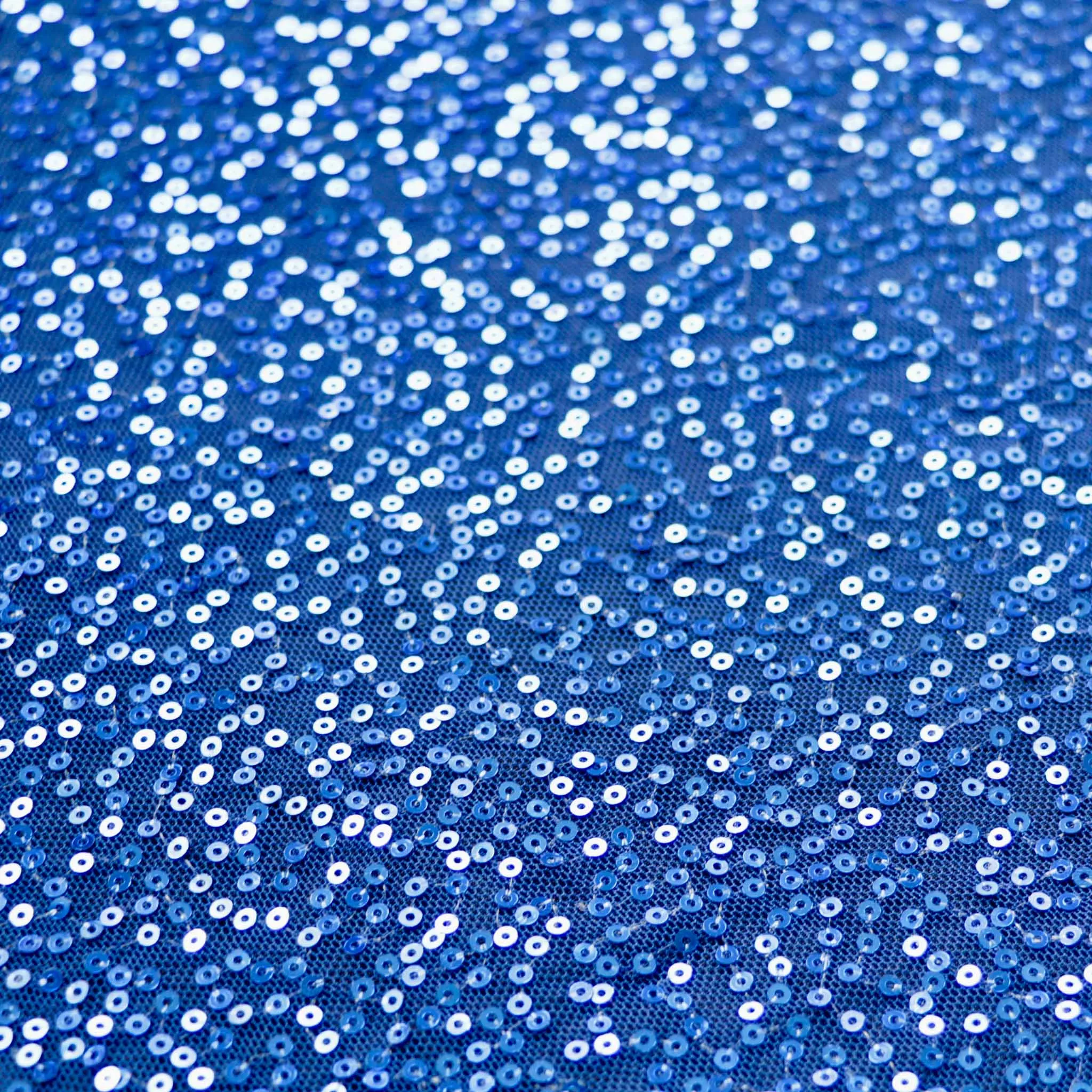 Sequin Fabric - Red or blue