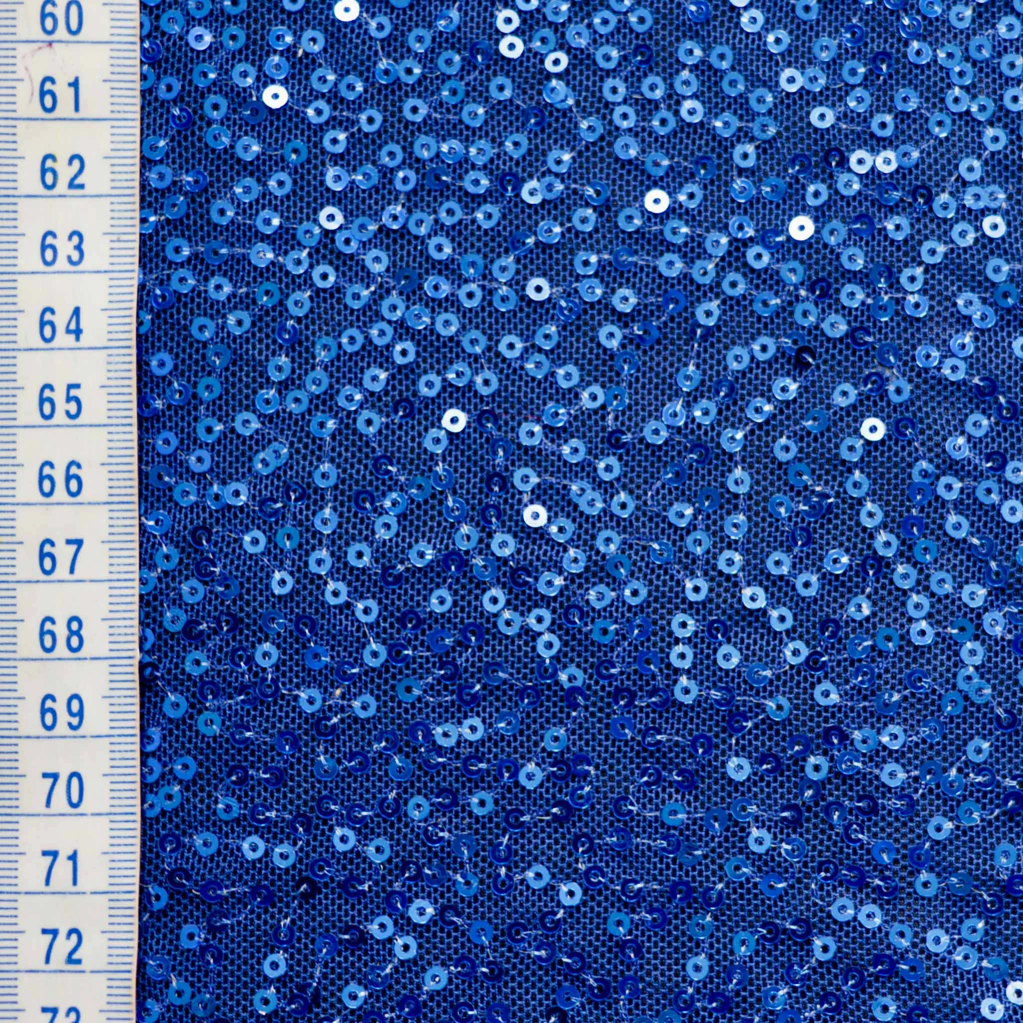 Sequin Fabric - Red or blue