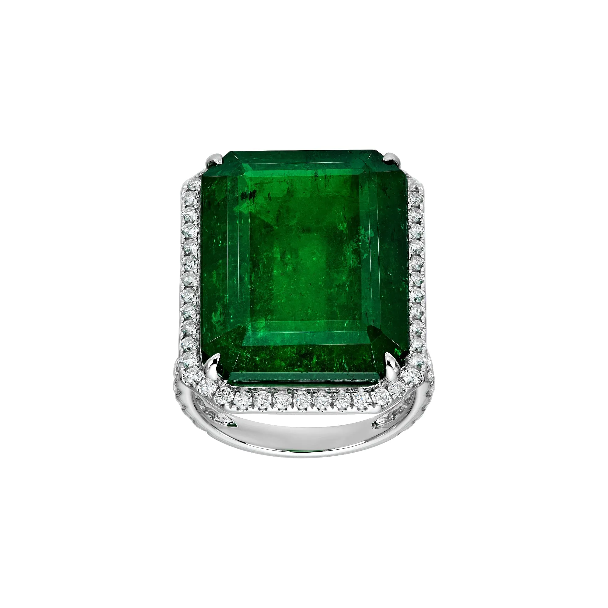 Sonata Emerald Cocktail Ring