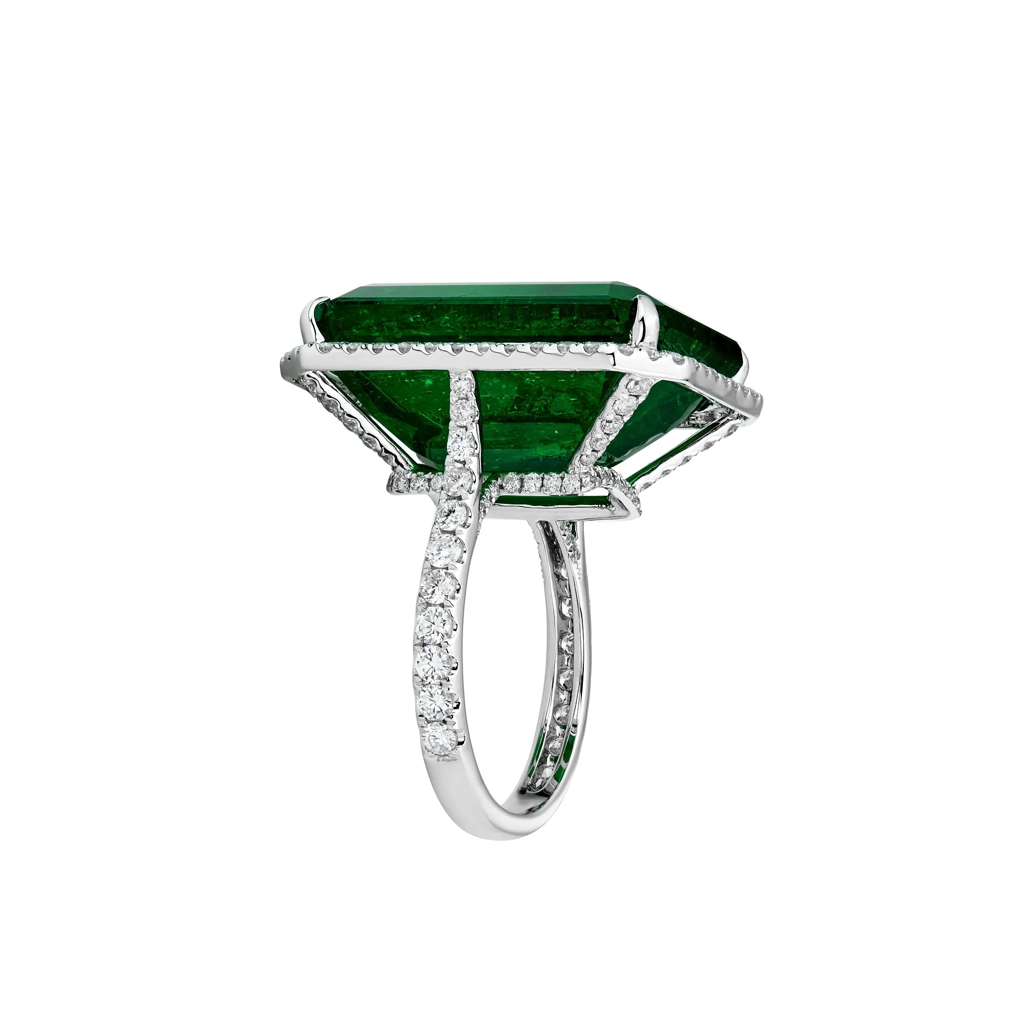 Sonata Emerald Cocktail Ring
