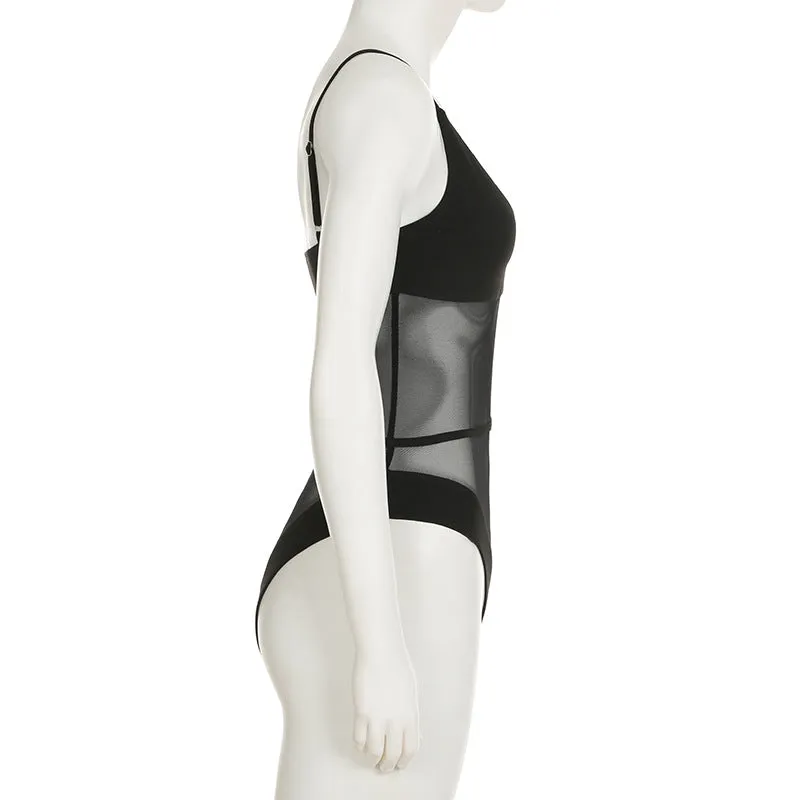 Spaghetti Strap Scoop Neck Bodysuit