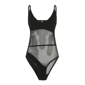 Spaghetti Strap Scoop Neck Bodysuit