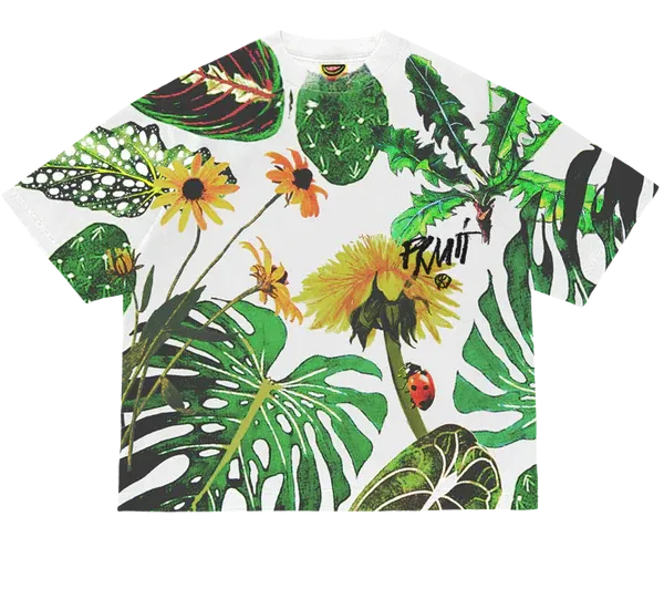 The Fruit Mkt Jungle Love Tee 'White/Multi'