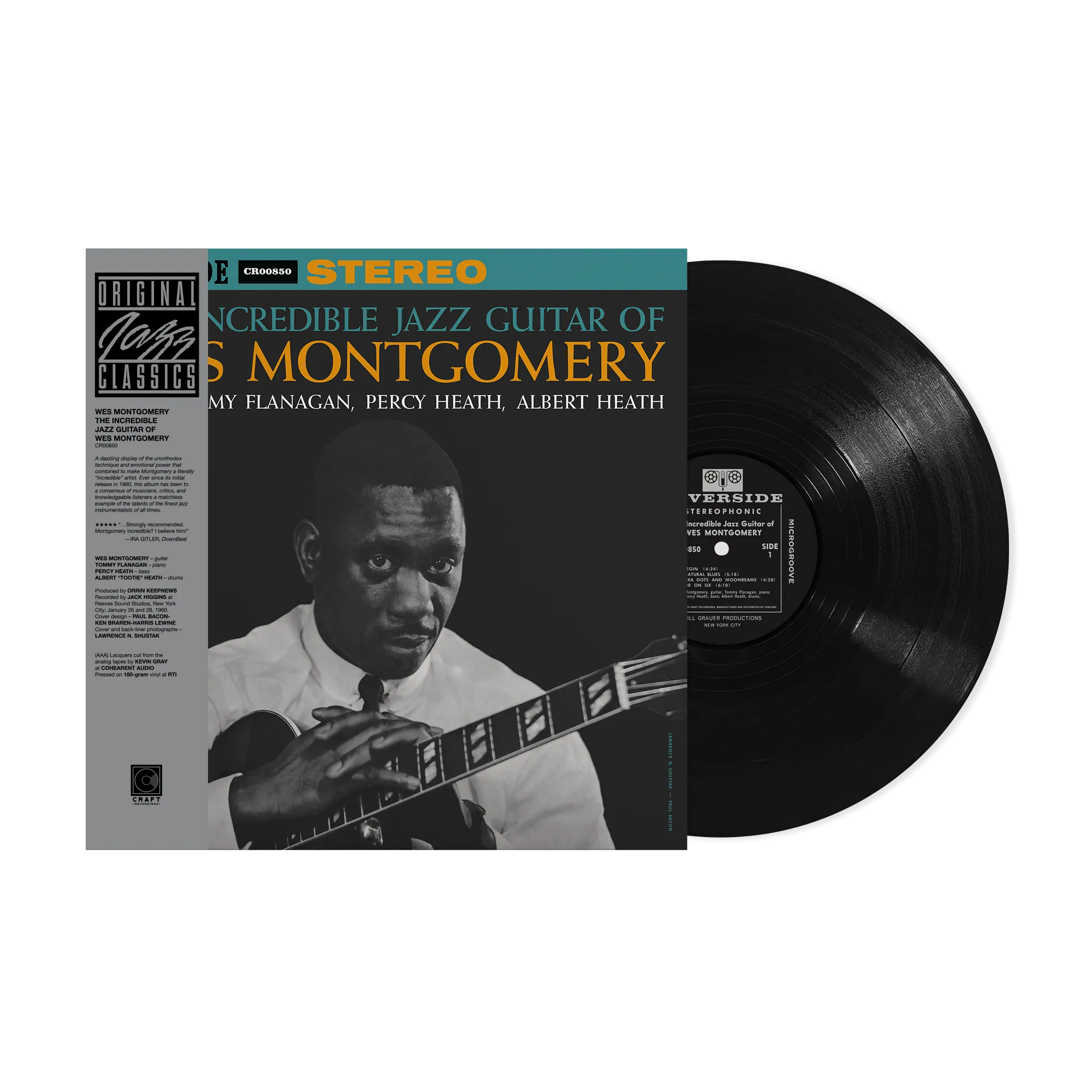 The Incredible Jazz Guitar Of Wes Montgomery (Original Jazz Classics Series) (180g LP)