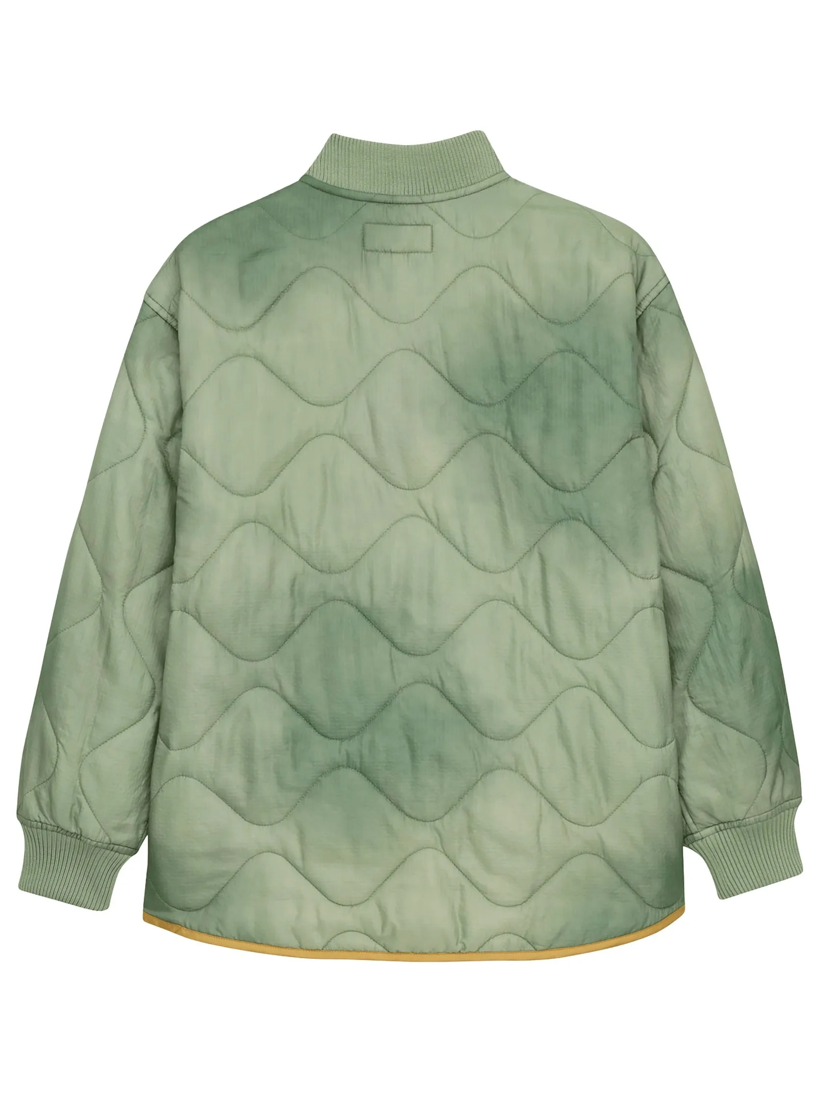 The Quilted Liner Jacket - Mottled Green