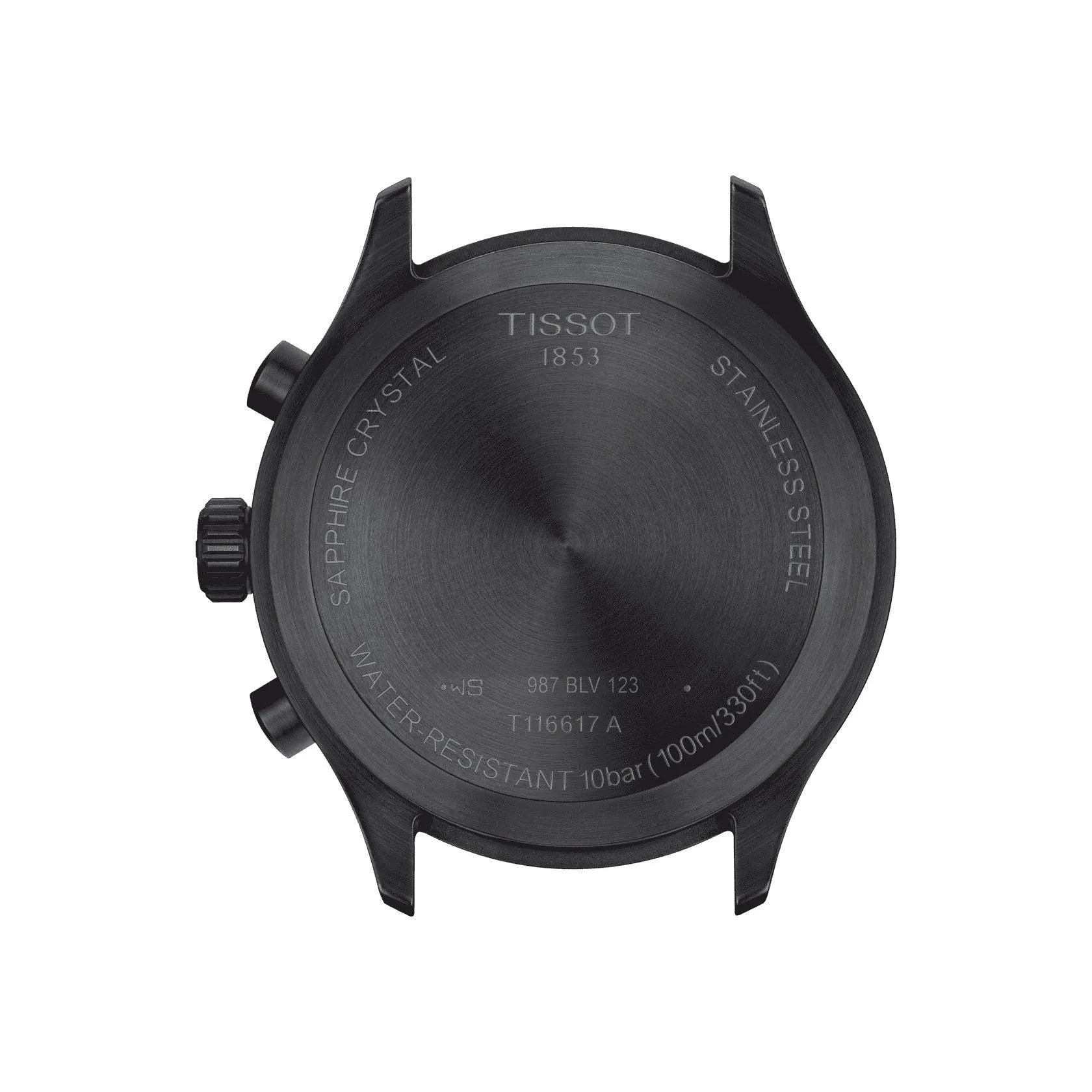 Tissot Chrono XL Vintage 45mm Black Quartz Watch Steel Finish Pvd Black T116.617.36.052.00