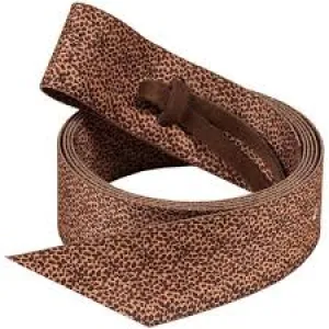 TK25-9038--Leopard Tie Strap 6" Nylon Fashion Print