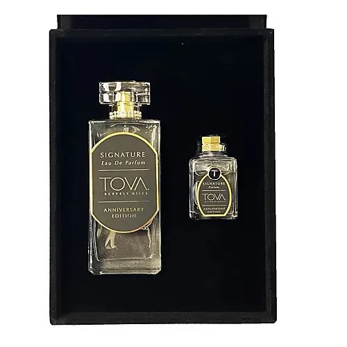 TOVA Beverly Hills Signature Anniversary Collection 2 Piece Set 3.4 oz   0.5 oz Eau De Parfum Spray for Women