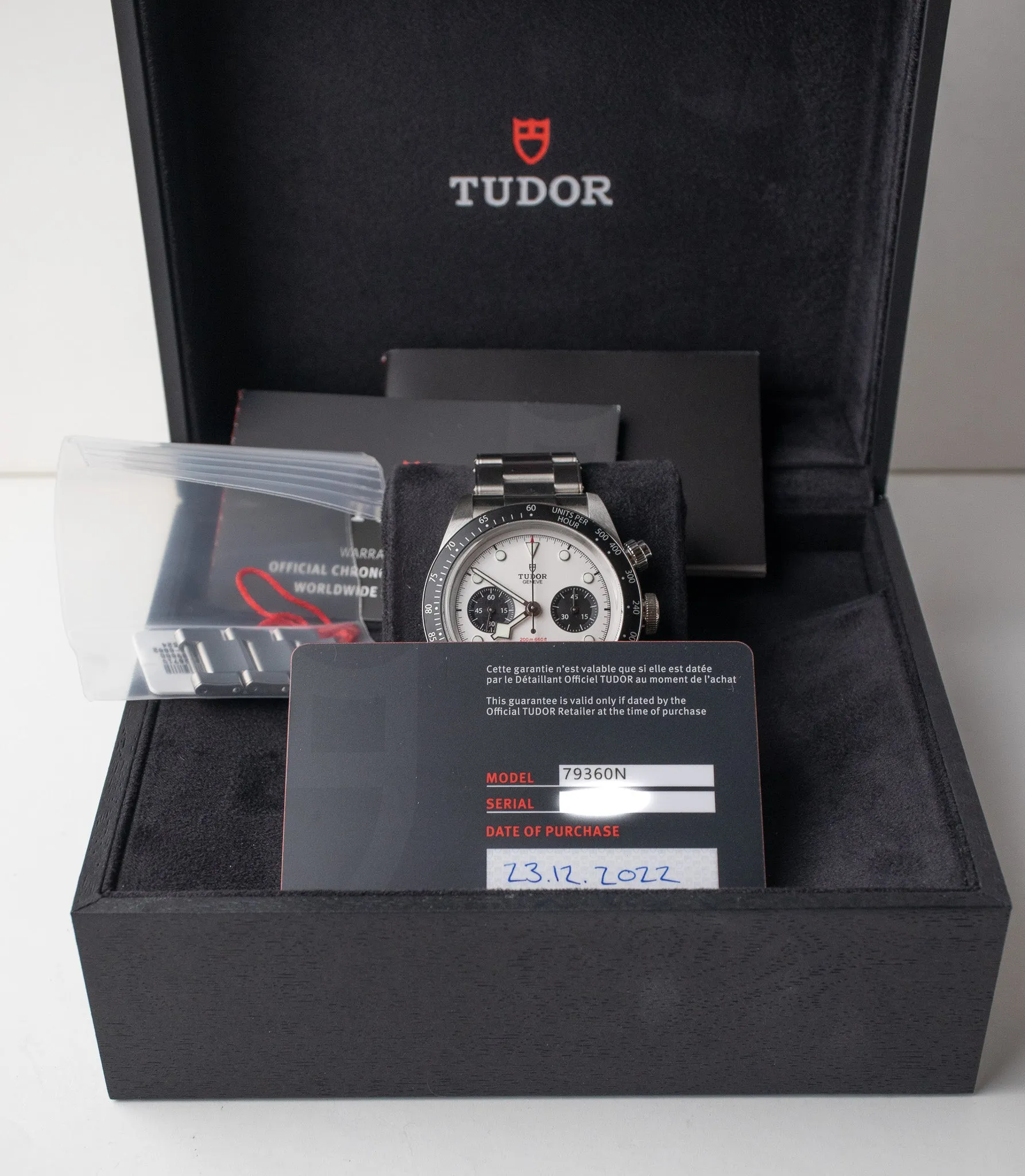 Tudor Black Bay Chrono 79360N White Dial