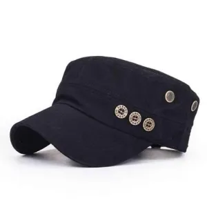 Unisex Men Women Cotton Blend Vintage Military Style Army Baseball Hat Adjustable Sport Sun Flat Cap