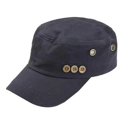Unisex Men Women Cotton Blend Vintage Military Style Army Baseball Hat Adjustable Sport Sun Flat Cap