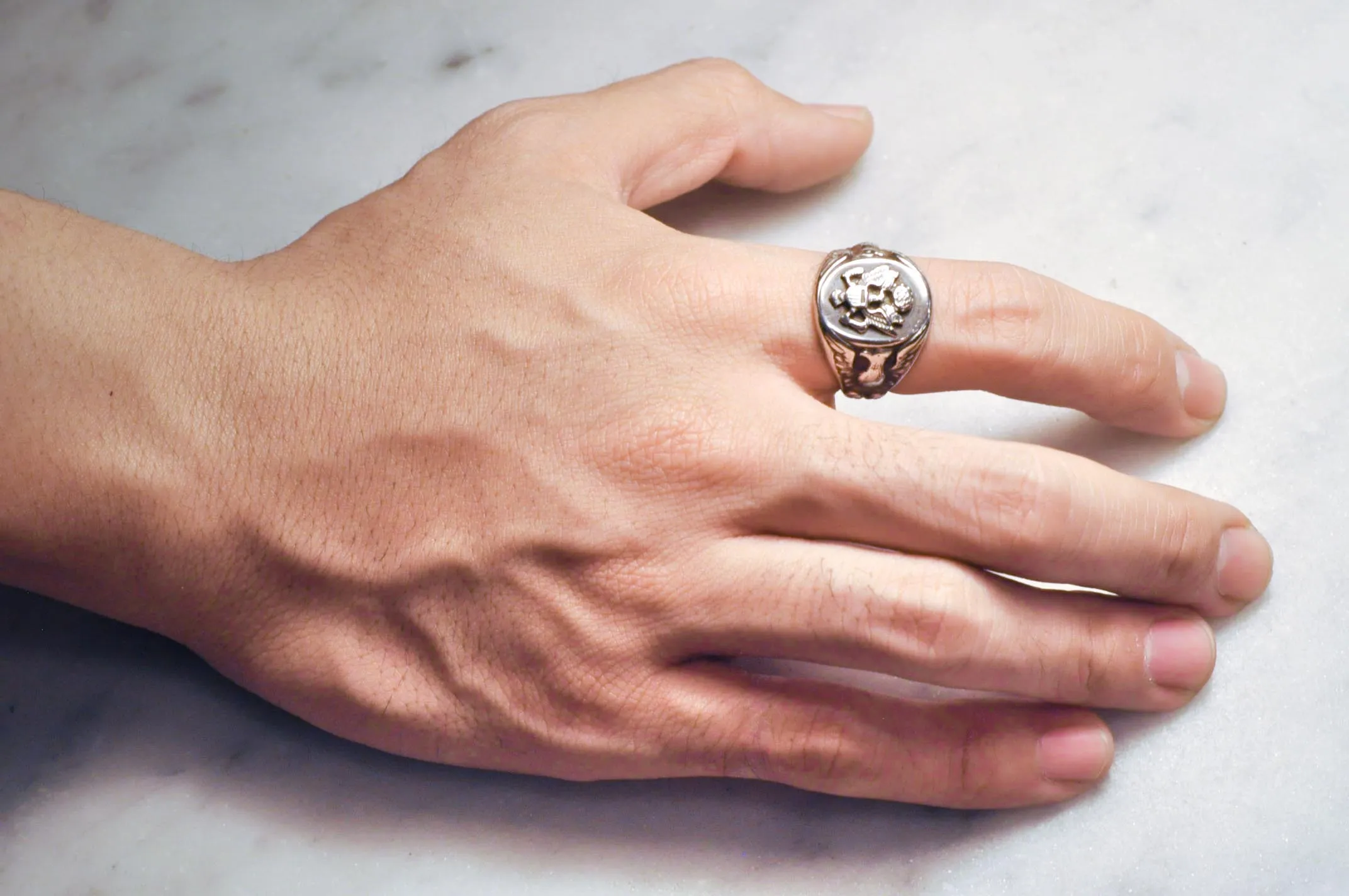 US Army Sterling Silver Signet Ring