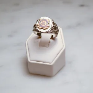 USCG Sterling Silver Signet Ring