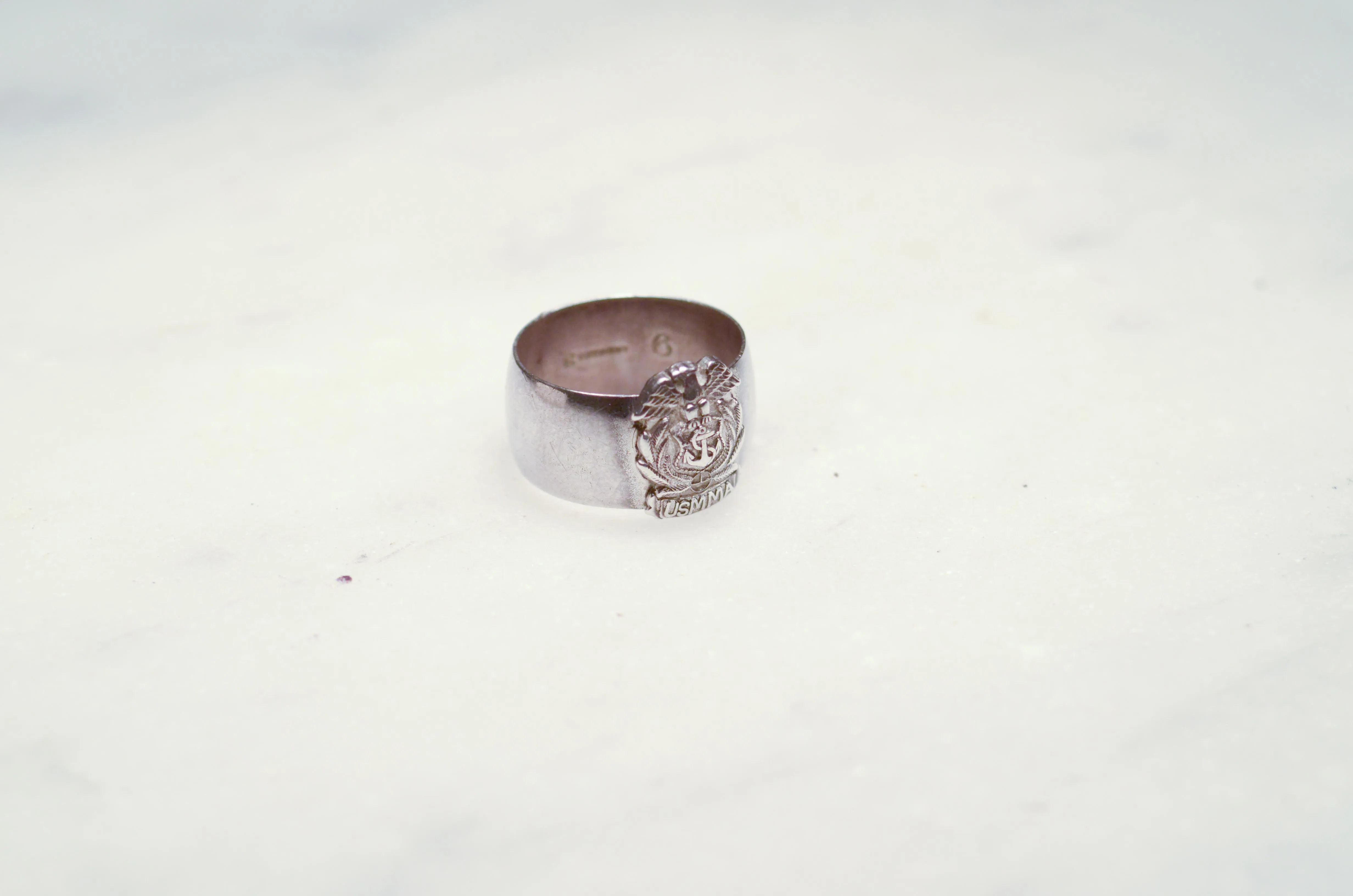USMMA Sterling Silver Signet Ring