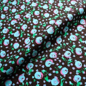 Vintage 100% Cotton Fabric - Black