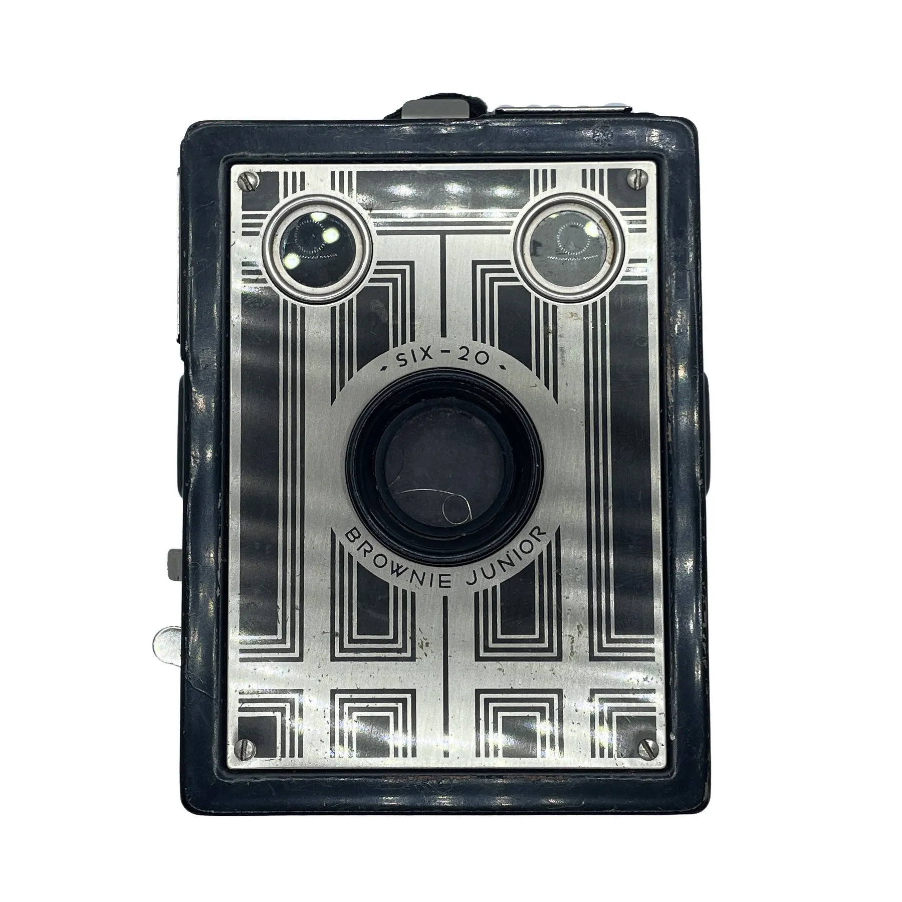 Vintage 1930's Art Deco Six-20 Brownie Junior Box Film Camera