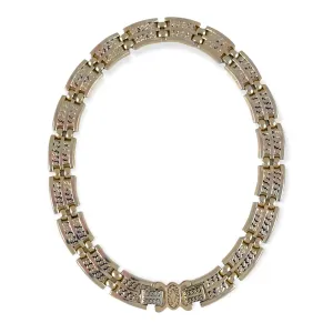 Vintage 1952 Ads MONET Golden Enchantments Collection Necklace 15.5”