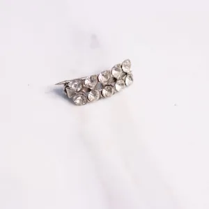 Vintage Art Deco Petite Rhinestone Sash Lingerie Pin