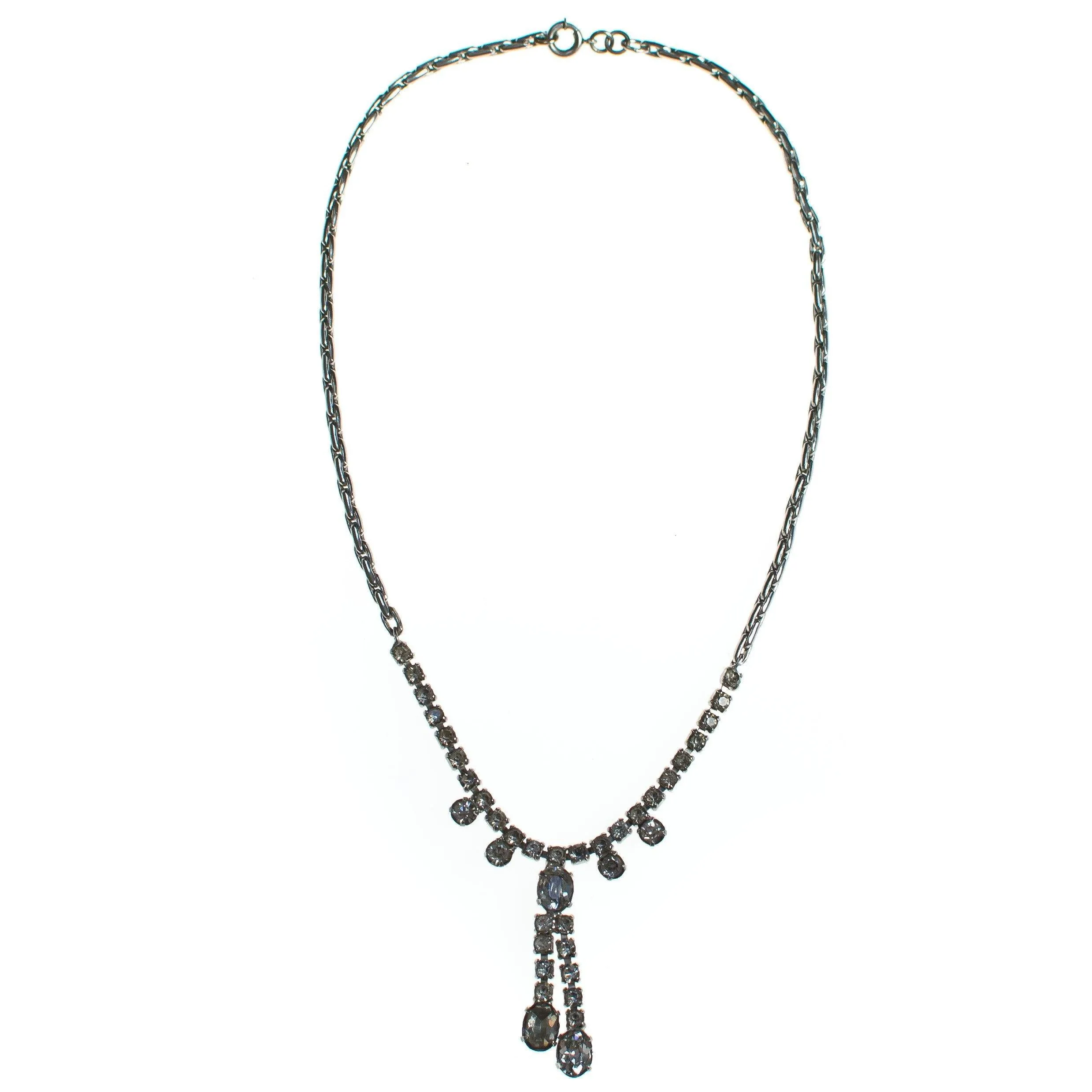 Vintage Art Deco Rhinestone Necklace