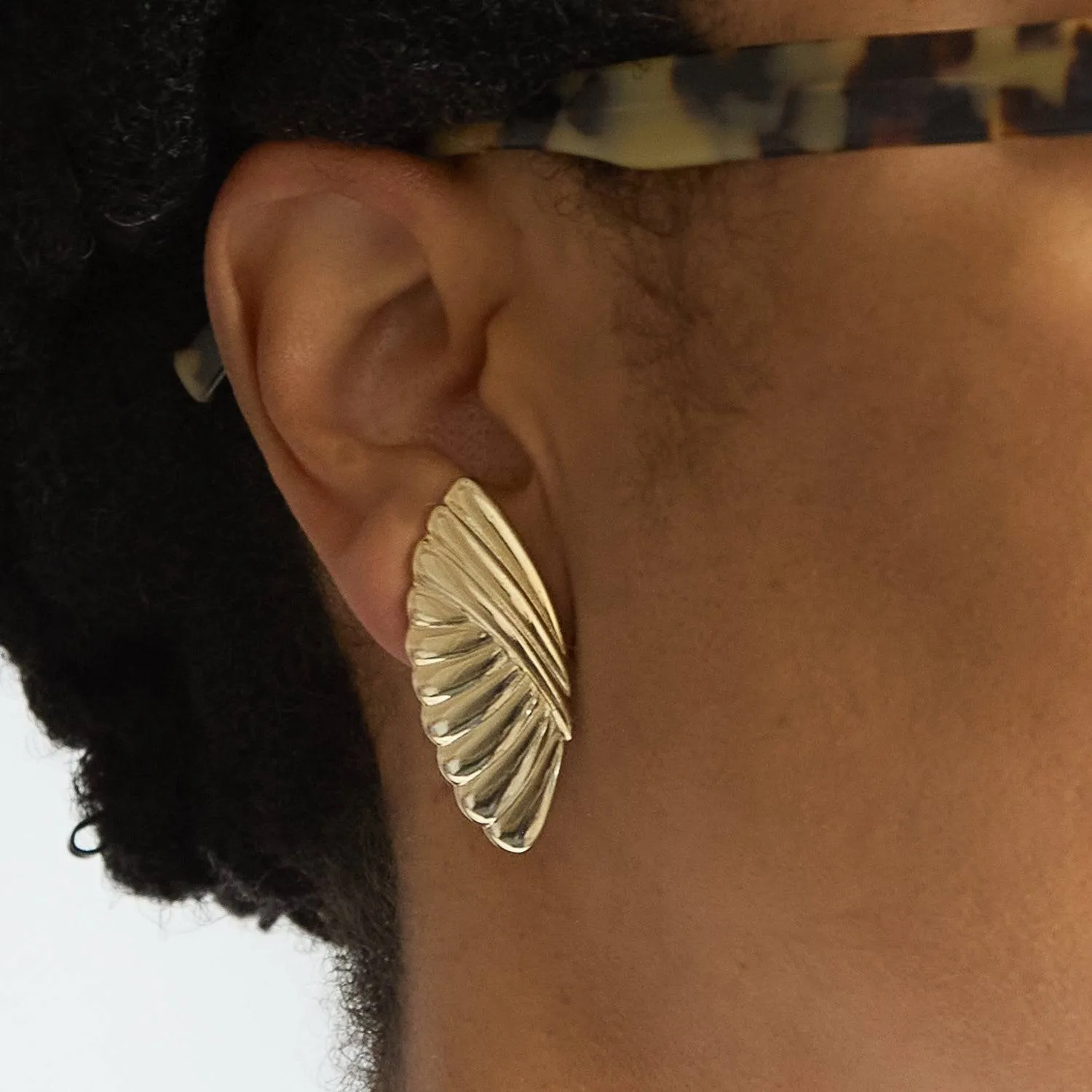 Vintage Art Deco Wing Earrings