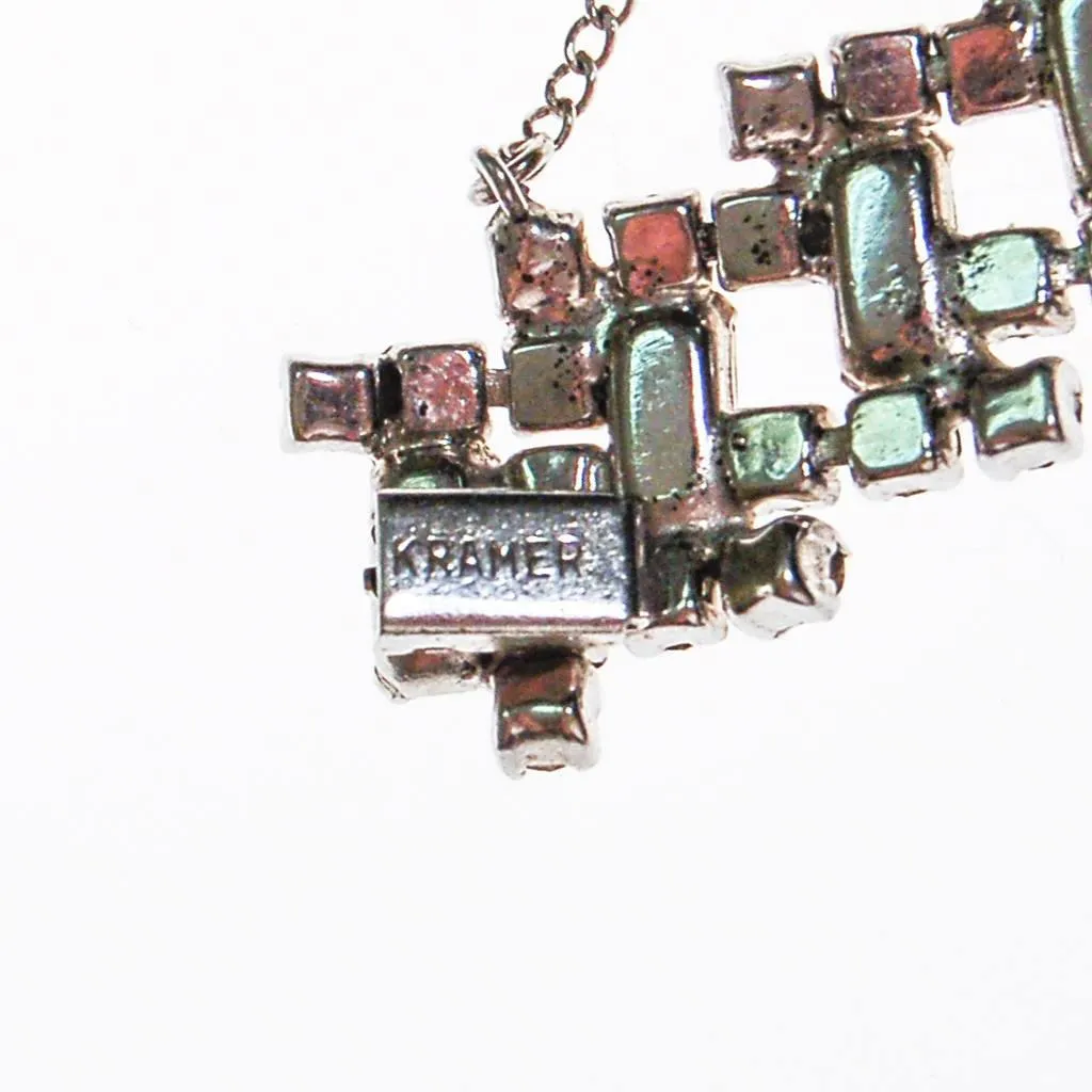 Vintage Kramer Art Deco Rhinestone Bracelet