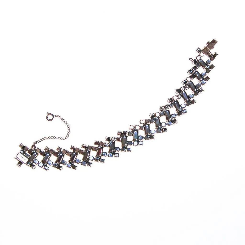 Vintage Kramer Art Deco Rhinestone Bracelet
