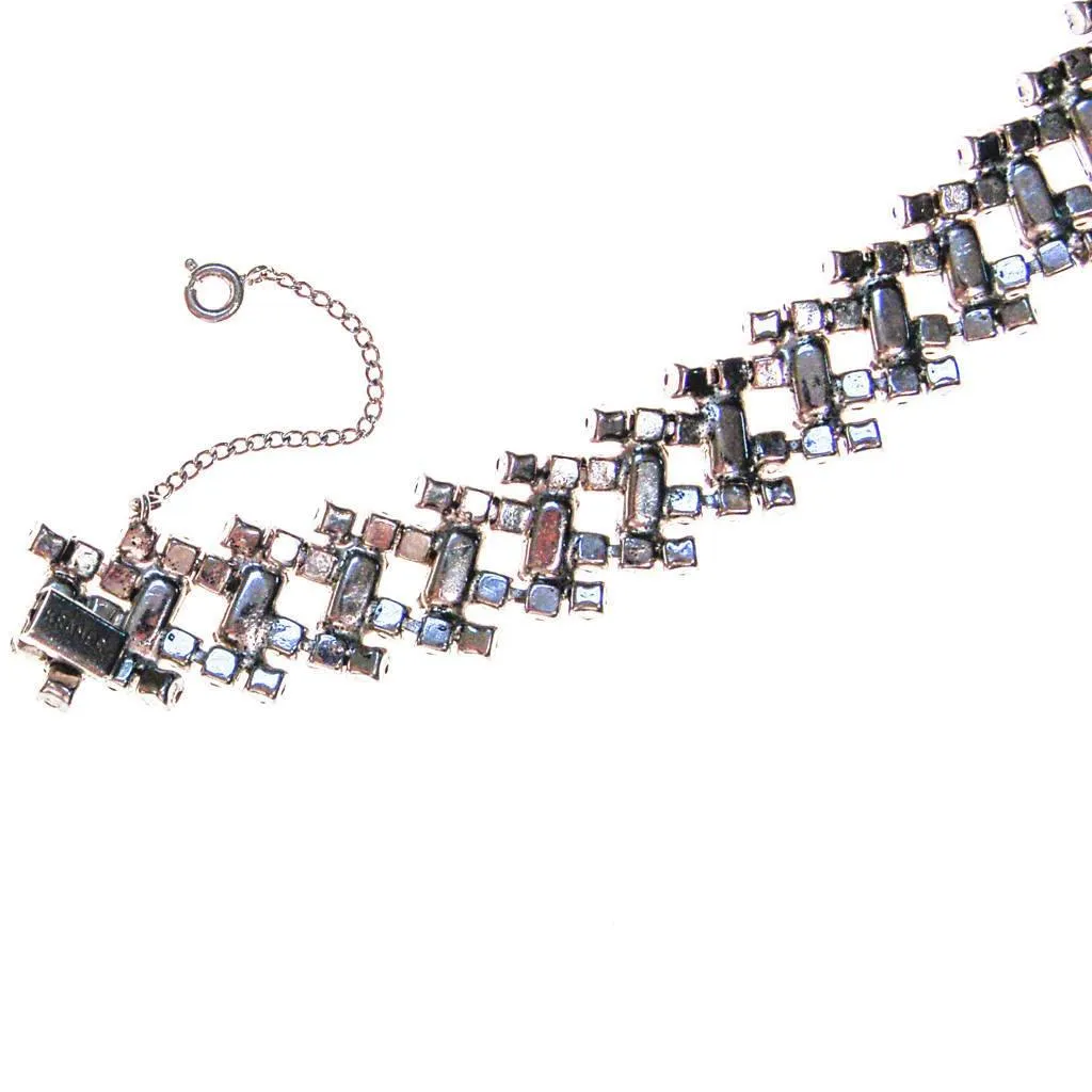 Vintage Kramer Art Deco Rhinestone Bracelet
